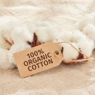 etiquette 100% coton