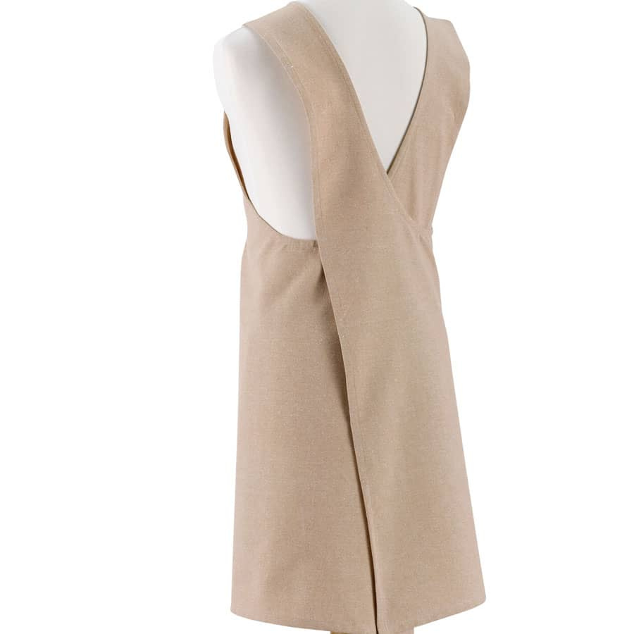 tablier-japonais-coton-recycle-naturel-dos