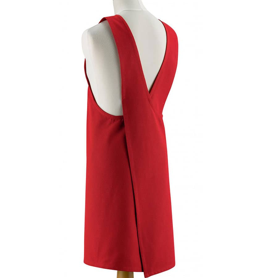 tablier-japonais-coton-recycle-rouge-dos