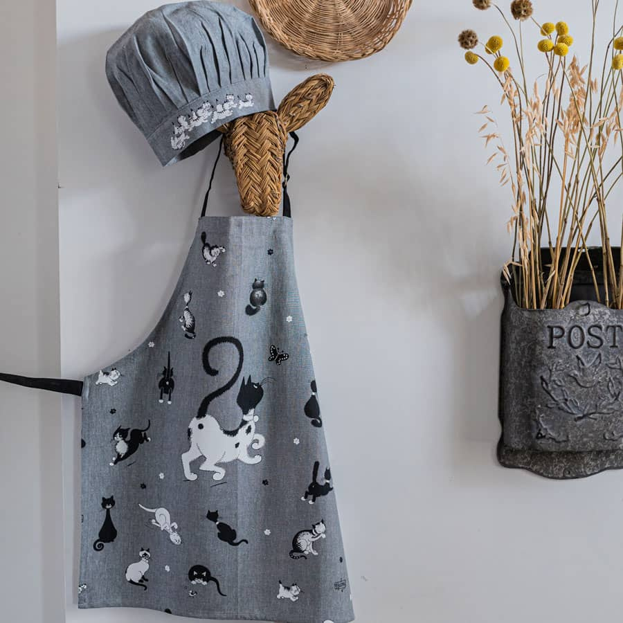 tablier-toque-enfant-chats-ambiance