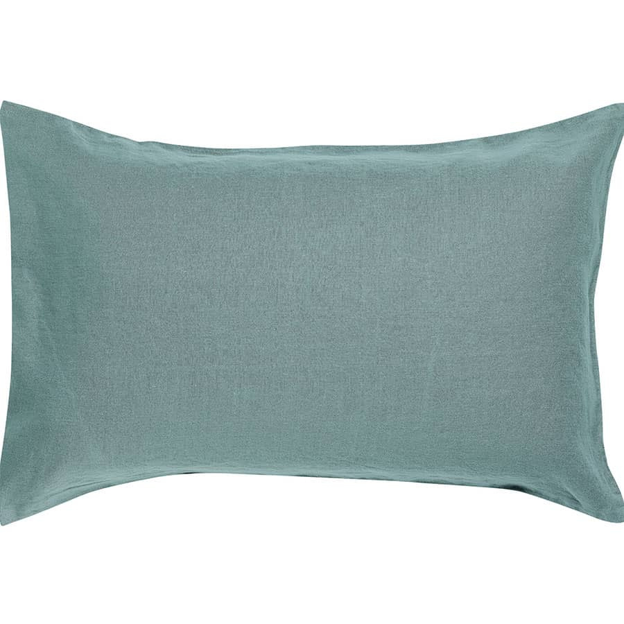 taie-oreiller-lin-rectangle-vert-de-gris