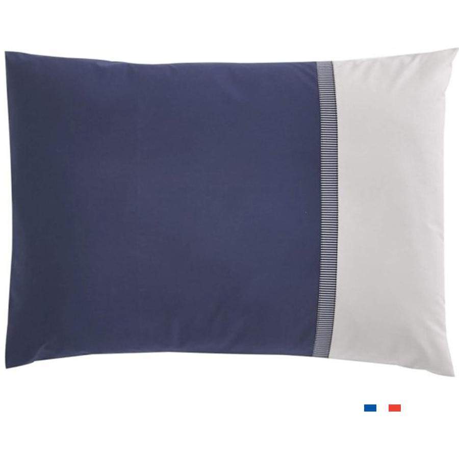 taie-oreiller-rectangle-percale-coton-gris-perle-bleu-bicolore