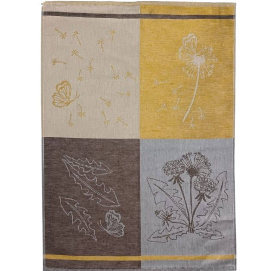 torchon-metis-pissenlit-jaune