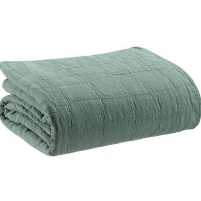 couvre-lit-vert-de-gris-titou-coton-recycle