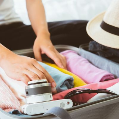 ranger le linge dans une valise